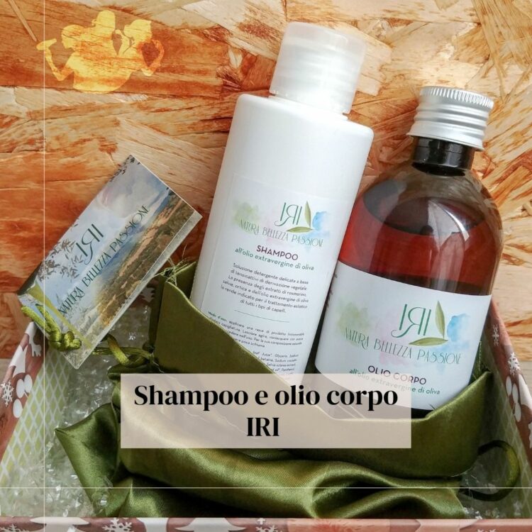 Shampoo e olio corpo di Iri Cosmetica
