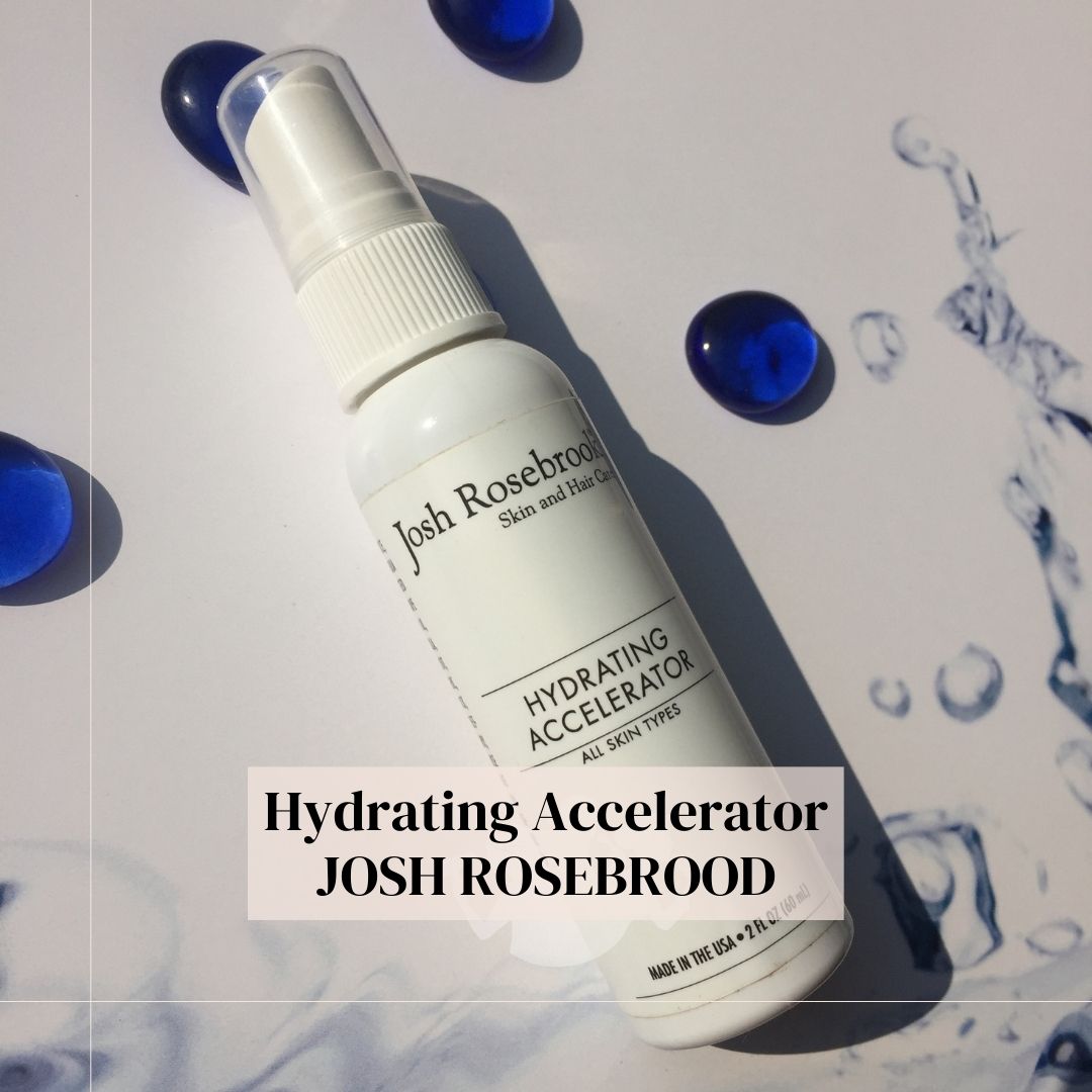 Hydrating Accelerator di Josh Rosebrook: una potente nebbia rinfrescante che idrata, lenisce e prepara la pelle,