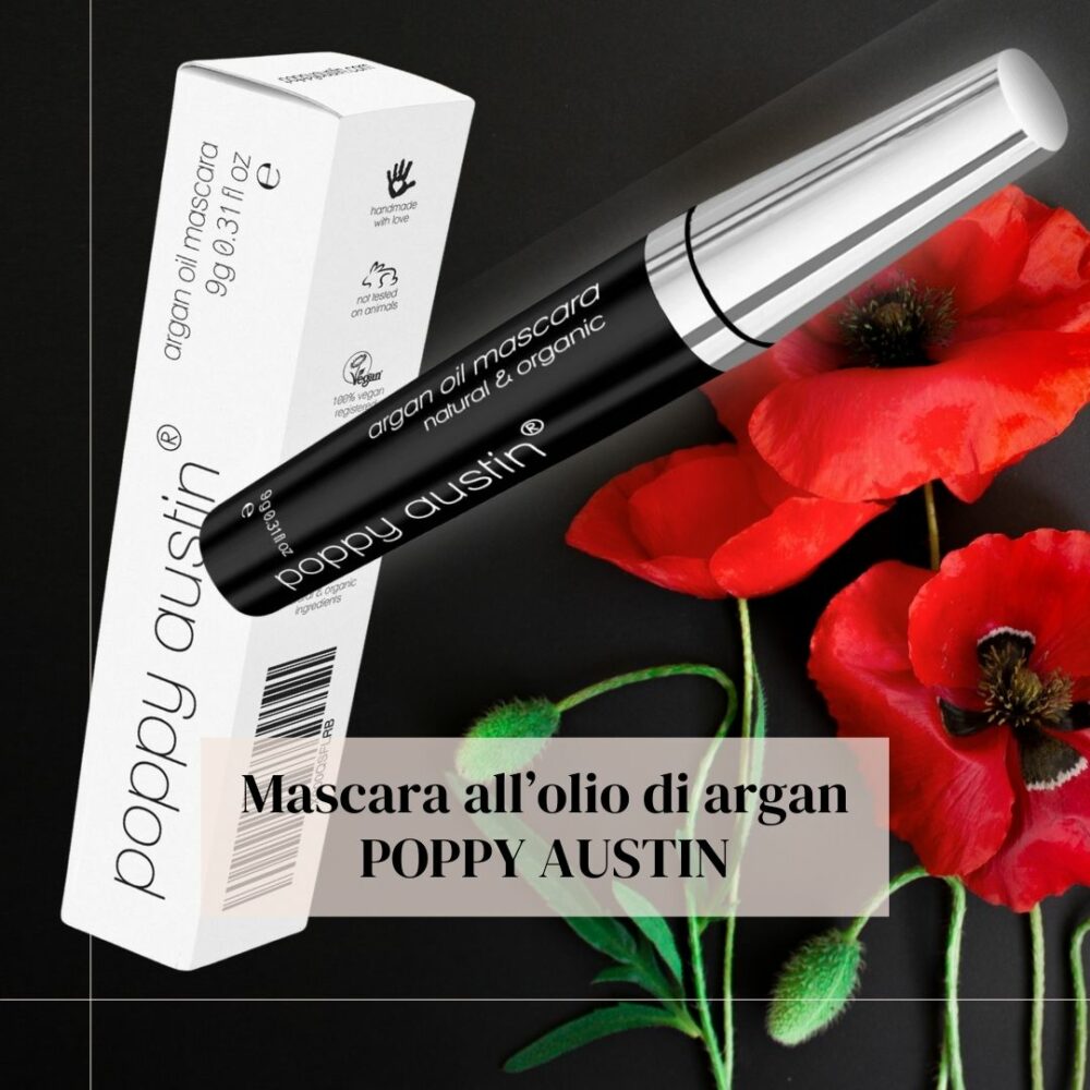 mascara all'olio di argan poppy austin