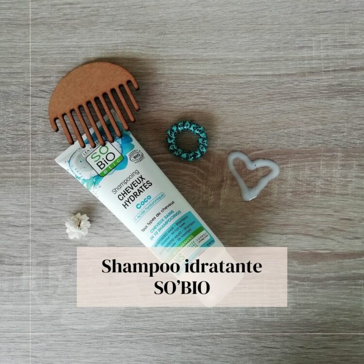 Shampoo Idratante cocco & acido ialuronico - So' Bio Etic