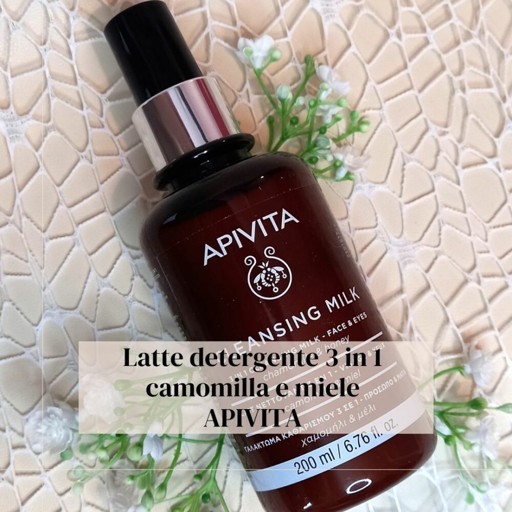 Latte detergente 3 in 1 camomilla e miele APIVITA